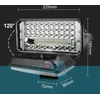 AUTOJARE akumuliatorinis LED darbo prožektorius 18 V, 90 W, 7500 lm, LDDMT-7C