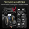 AUTOOL automobilių akumuliatorių testeris 12 V/24 V, 30–2000 CCA su spausdintuvu BT960