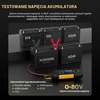 AUTOOL automobilių akumuliatorių testeris 12 V/24 V, 30–2000 CCA su spausdintuvu BT960