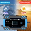 AUTOWHD akumuliatorių įkroviklis 12 V/24 V, 8 A, 3–150 Ah su LCD ekranu