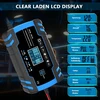 AUTOWHD akumuliatorių įkroviklis 12 V/24 V, 8 A, 3–150 Ah su LCD ekranu