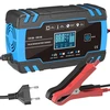 AUTOWHD akumuliatorių įkroviklis 12 V/24 V, 8 A, 3–150 Ah su LCD ekranu