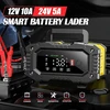 AUTOWHD automatinis automobilio akumuliatorių įkroviklis 12 V/24 V 10 A LiFePO4
