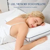 Autsel ergonominė gelio viskoelastinių putų pagalvė kaklui 60 x 40 x 12 cm Memory Foam