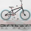 AVASTA BMX dviratis Rubato 20 K Pro vaikams ir jaunimui, 20 colių ratai, plieno rėmas