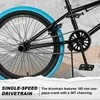 AVASTA BMX dviratis Rubato 20 K Pro vaikams ir jaunimui, 20 colių ratai, plieno rėmas