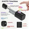 AVATTO išmanioji durų spyna su piršto atspaudu, slaptažodžiu, IC kortele ir Bluetooth valdymu, SDL-V1-B120