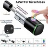 AVATTO išmanusis durų užraktas su pirštų atspaudų jutikliu, Bluetooth, Smart Life palaikymu, 60 mm, SDL-S1-B60