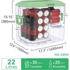 B BINGI automobilinis šaldytuvas 22 l, kompresorinis, AC/DC maitinimas, modelis HC-22P2