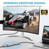 B3 BIGTHREE USB-C šakotuvas 6 viename su 4K HDMI, 55 W PD ir SD/TF kortelių skaitytuvu TC059