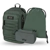 Baagl ergonominė mokyklinė kuprinė mergaitėms, trijų dalių rinkinys, 29 l, Grove dizainas