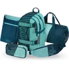 Baagl ergonominis 5 dalių mokyklinių kuprinių rinkinys su riedlentės laikikliu, 25 l, juodas, A-36468