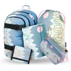 Baagl ergonomiška mokyklinės kuprinės rinkinys, 25 l, 5 dalių, Skate Moon, A-34736