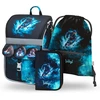 Baagl ergonomiškas mokyklinė kuprinė vaikams, 18 l, poliesteris, komplektas Zippy Set 3