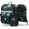 Baagl mokyklinė kuprinė rinkinyje, ergonomiškas, 18 l, poliesteris, Zippy Set 3