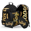 Baagl mokyklinė kuprinė vaikams, ergonomiška, 25 l, 3 skyrių, poliesteris, Skate Gold, A-34737