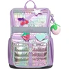 Baagl mokyklinės kuprinės komplektas vaikams, ergonomiška, 18 l, lavandinės spalvos, Zippy Set 3