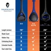 BakBlade vyriška kūno ir nugaros skustuvė, ergonomiška, keičiamų peiliukų, 2.0 Plus