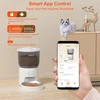 Balimo automatinis kačių maisto dozatorius su Wi-Fi, 3 l talpa, nerūdijančio plieno 304 dubuo, DU-F06W