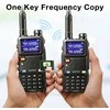 BAOFENG dviejų dažnių PMR radijo stotelės UV-5RM Plus, 10 W, 2500 mAh, juodos, 2 vnt.