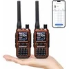 BAOFENG nešiojama dviejų juostų radijo stotelė GT-5R Mini, 5 W, UHF/VHF, USB-C įkrovimas, 999 kanalai