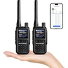 BAOFENG nešiojamoji radijo stotelė GT-5R Mini, dviejų juostų VHF/UHF, 5 W, Bluetooth