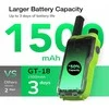 BAOFENG PMR446 racija su 16 kanalų, dvigubu PTT, 1500 mAh baterija, modelis GT-18