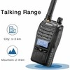 BAOFENG PMR446 radijo stotelės su LCD ekranu, 16 kanalų, baterija 1200 mAh, BF-88ST PRO, 2 vnt.