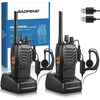 BAOFENG racijos PMR 446, 16 kanalų, iki 5 km, 1500 mAh, modelis 88E