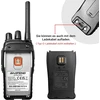 BAOFENG racijos PMR 446, 16 kanalų, iki 5 km, 1500 mAh, modelis 88E