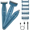 Barzdaskutė BARBERBOSS 3 viename barzdos ir plaukų trimeris su USB įkrovimu QR-2303
