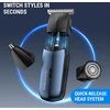 Barzdaskutė BARBERBOSS 3 viename kelioninis barzdos, plaukų, nosies ir ausų trimeris QR-2212