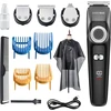 BARBERBOSS 3 viename plaukų ir barzdos kirpimo mašinėlė, atspari vandeniui, QR-6086