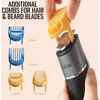 BARBERBOSS 3 viename plaukų ir barzdos kirpimo mašinėlė, atspari vandeniui, QR-6086