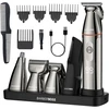 Barzdaskutė BARBERBOSS 5 viename barzdos ir plaukų trimeris su USB įkrovimu QR-6010