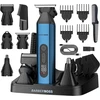 Barzdaskutė BARBERBOSS 5 viename belaidis plaukų ir barzdos trimeris su USB įkrovimu QR-6020