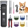 BARBERBOSS belaidė gyvūnų kirpimo mašinėlė su USB įkrovimu, 2 greičiais QR-9089