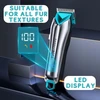 BARBERBOSS belaidė gyvūnų kirpimo mašinėlė su LED ekranu ir USB įkrovimu QR-9088