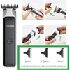 BARBERBOSS plaukų ir barzdos kirpimo mašinėlė su USB įkrovimu ir plieniniais ašmenimis QR-2090
