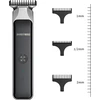 BARBERBOSS plaukų ir barzdos kirpimo mašinėlė su USB įkrovimu ir plieniniais ašmenimis QR-2090
