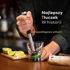 BarDeluxe barmeno rinkinys su Boston plaktuvu, 750 ml, nerūdijantis plienas, BOSTON-SILVER1