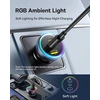 Baseus automobilinis įkroviklis 152.5 W su 2 USB-C, USB-A, RGB ir 100 W USB-C laidu BSCC-ZX-CCL