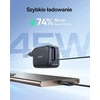 Baseus Enercore USB-C įkroviklis 45 W su ištraukiamu 80 cm USB-C laidu