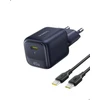 Baseus GaN USB-C tinklo įkroviklis 45 W su 1 m USB-C laidu, PD ir PPS