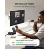 Baseus įkrovimo stotelė su 2 AC lizdais, 67 W USB-C ir Qi2 15 W belaidžiu įkrovimu