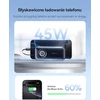Baseus išorinė baterija 10000 mAh 45 W su įtraukiamu 60 cm USB-C laidu EnerCore CR11
