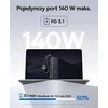 Baseus išorinė baterija 25000 mAh 145 W su 2 integruotais USB-C laidais E0028H