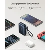 Baseus išorinė baterija AC22 Mini 20000 mAh 45 W PD su integruotu USB-C laidu E00294
