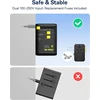 Baseus kelioninis adapteris Enercore 70 W su ištraukiamu USB-C laidu ir 2 AC lizdais
