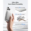 Baseus magnetinis išorinis akumuliatorius 5000 mAh, 20 W, MagSafe, USB-C, itin plonas, PPKPC-0520